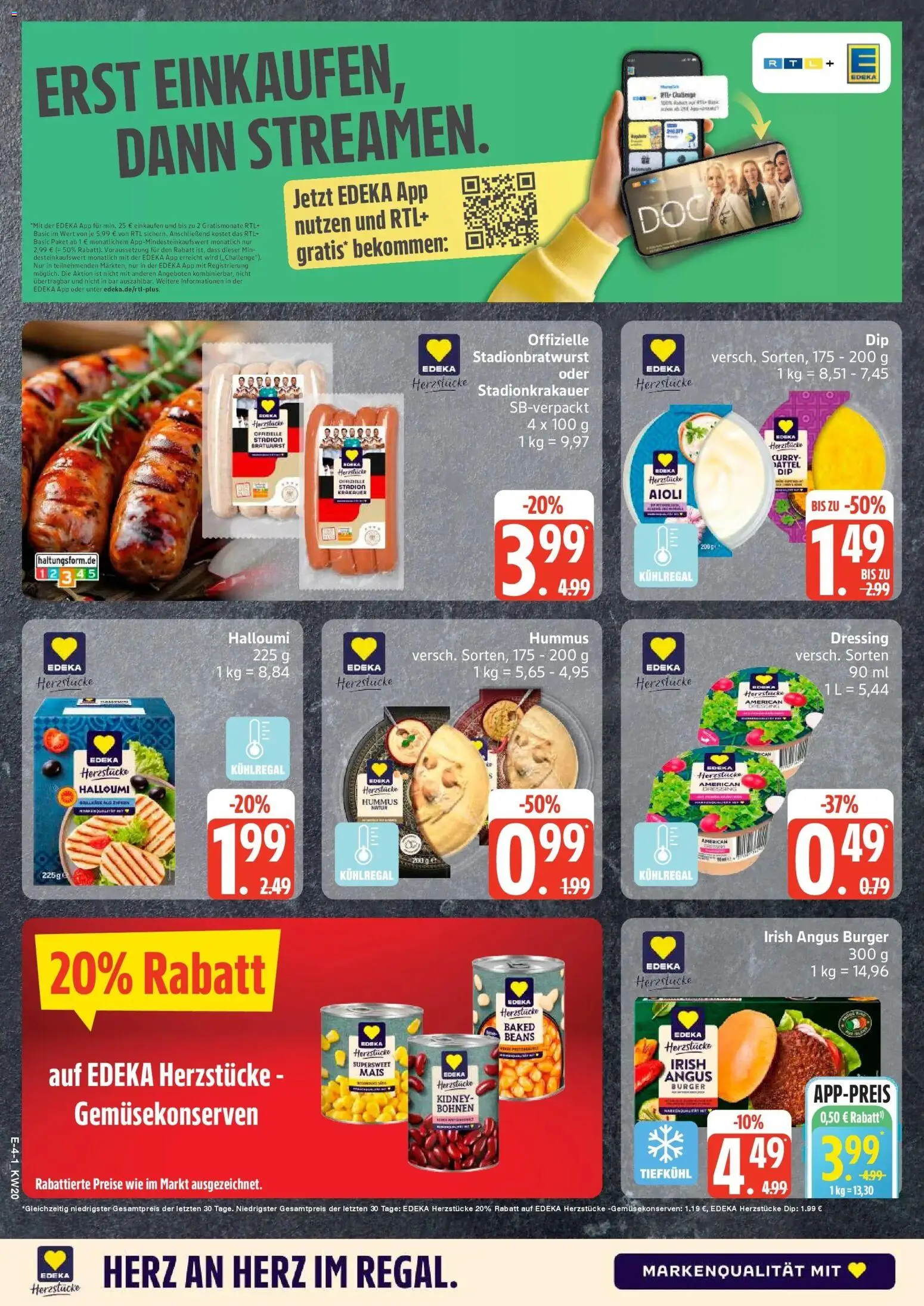 Marktkauf Prospekt Mölln	 – gültig ab 10.05.2026 | Seite: 4 | Produkte: Bratwurst, Dressing, Burger, Dattel