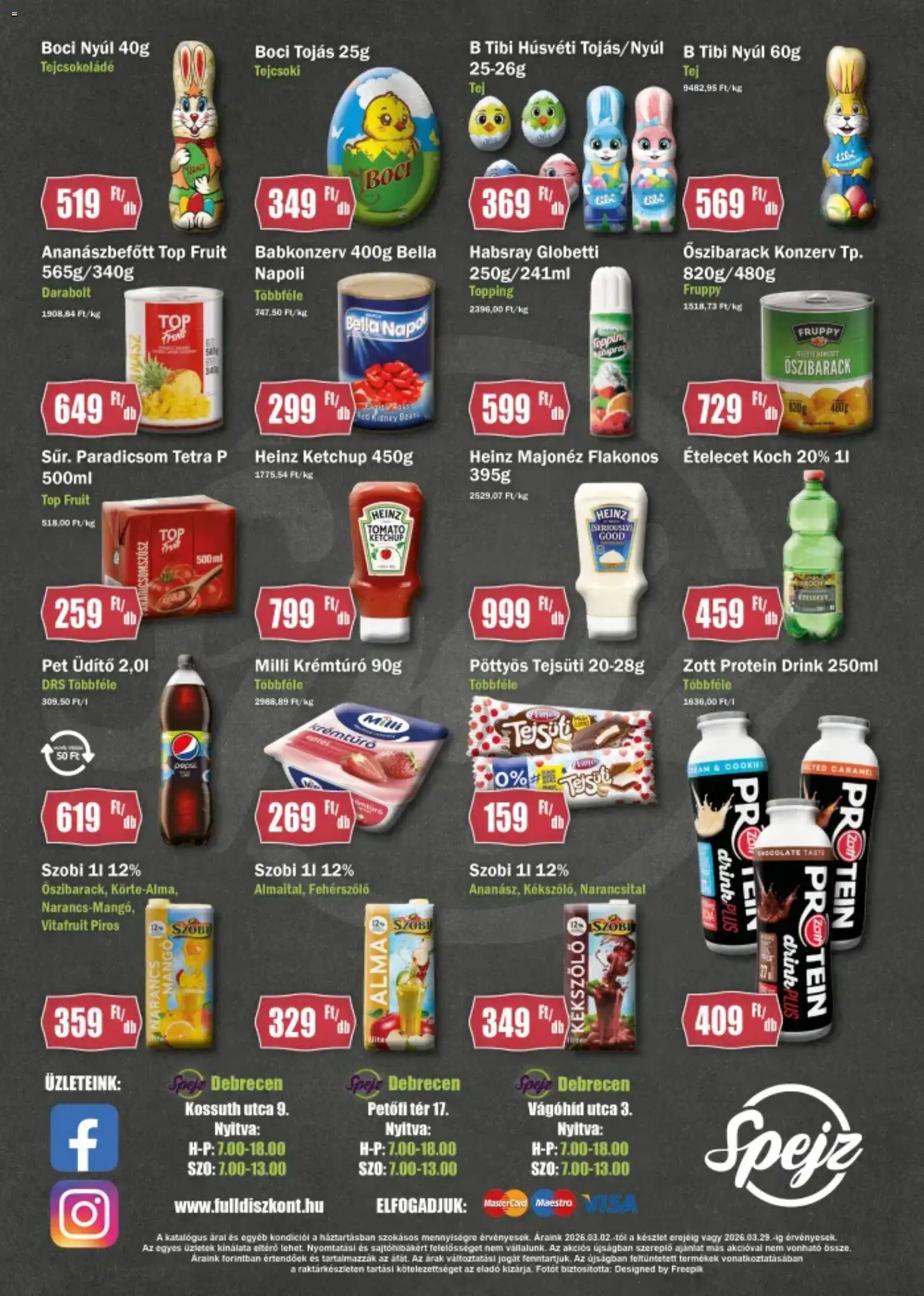 FullDiszkont akciós ujság - amely érvényes a következő dátumtól: 2026.03.02. | Oldal: 4 | Termékek: Ételecet, Bella, Narancs, Mangó