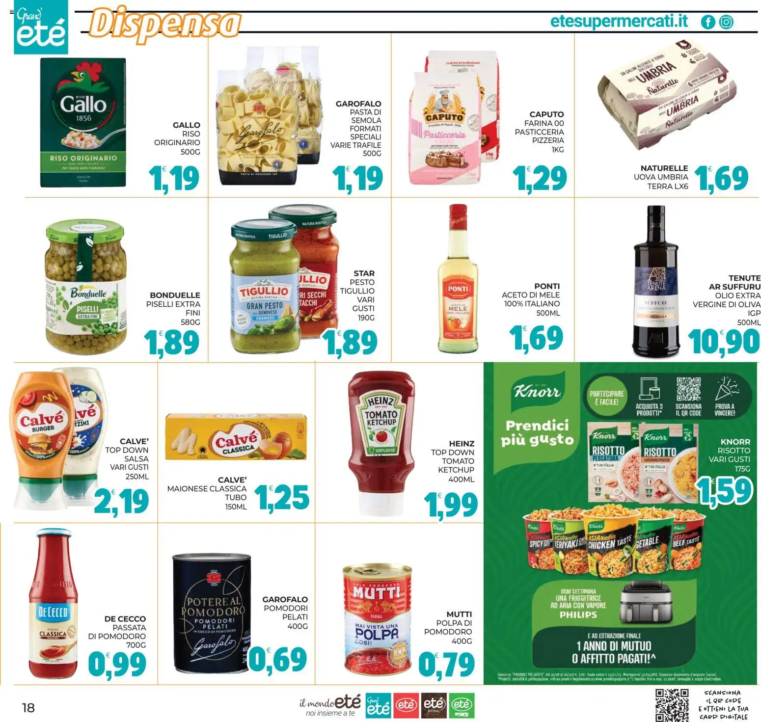 Volantino Eté del 01/09/2026 | Pagina: 18 | Prodotti: Succo, Tè, Ketchup, Salsa