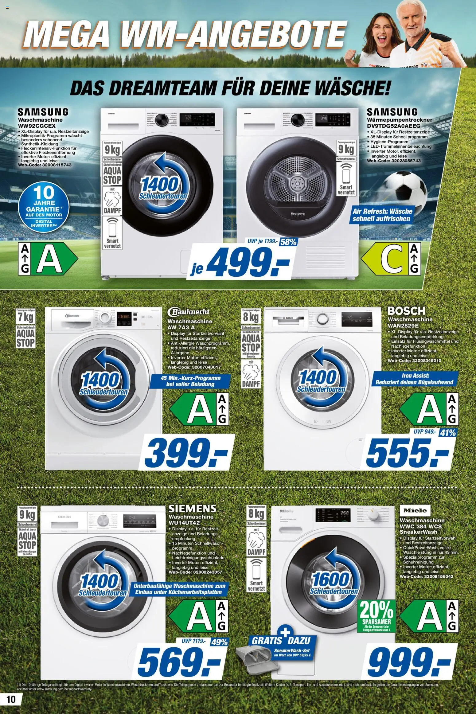 Expert Prospekt – gültig ab 05.06.2026 | Seite: 10 | Produkte: Miele, Siemens, Waschmaschine, Samsung