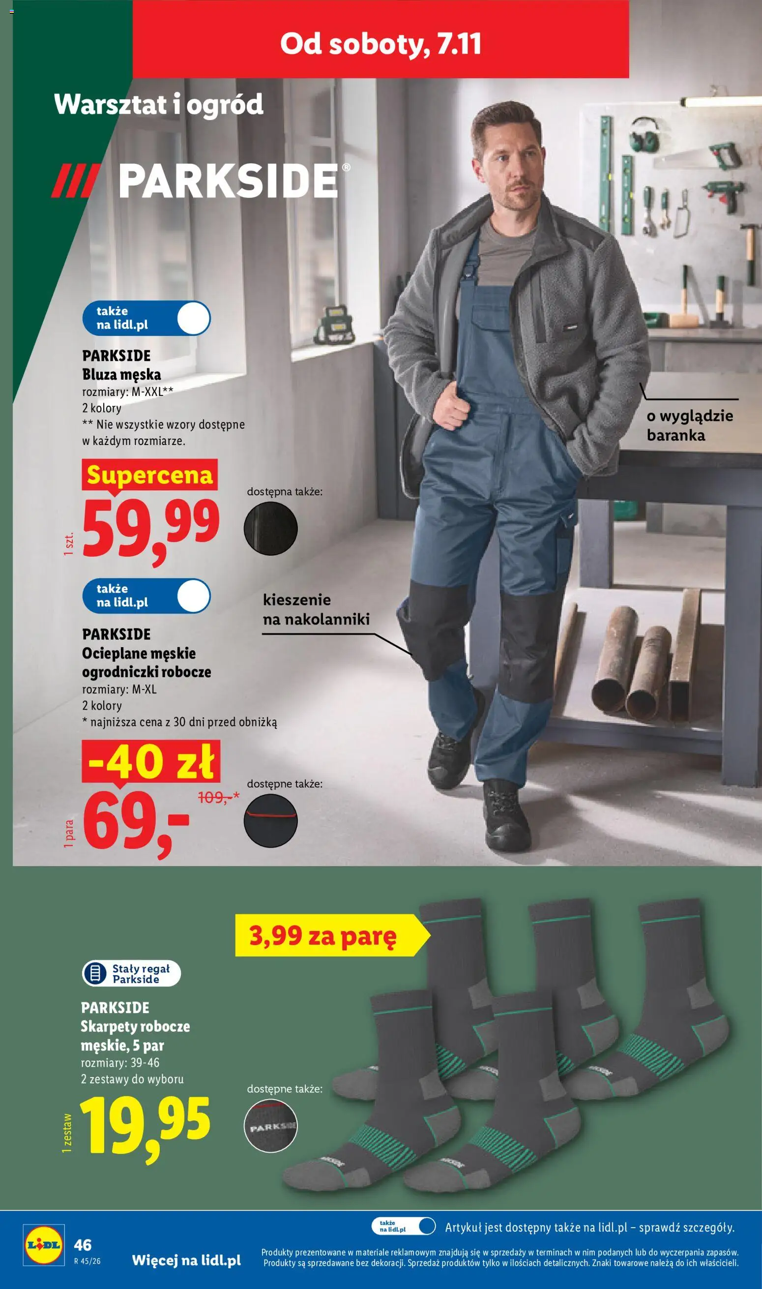 Lidl Polsko katalog od 02.11.2026 | Strana: 56 | Produkty: Parkside, Regál