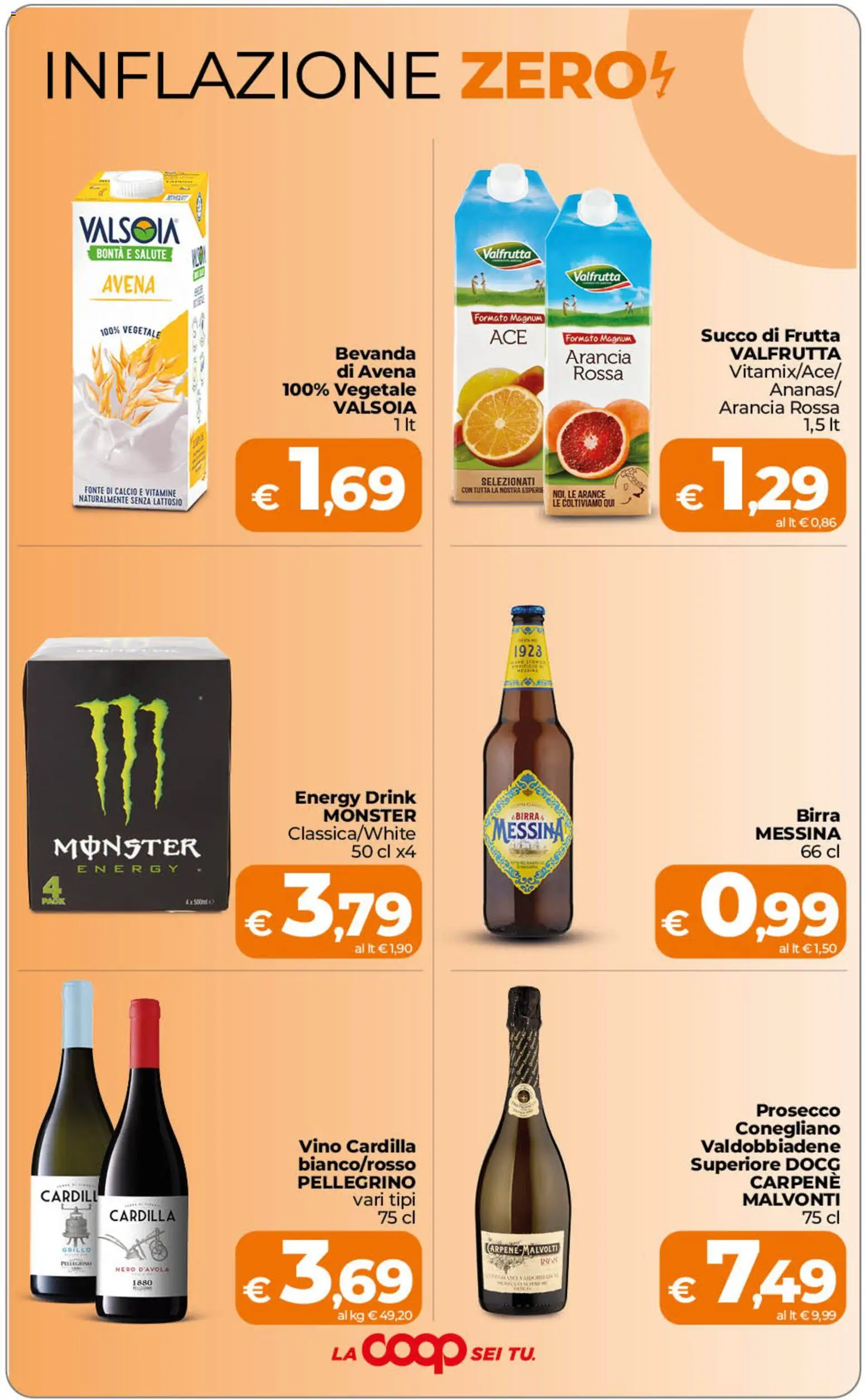 Volantino Ipercoop del 22/09/2026 | Pagina: 5 | Prodotti: Frutta, Vino, Arancia, Senza lattosio