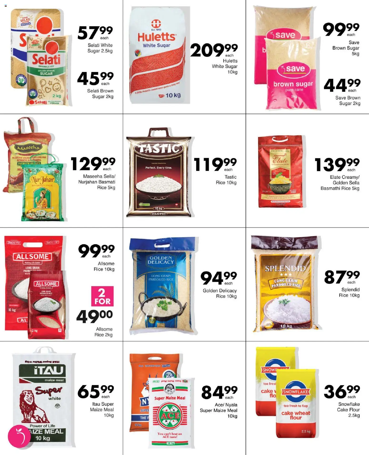 New Save catalogue – valid from 11.06.2026 | Page: 27 | Products: Cake, Maize meal, Rice, Sugar
