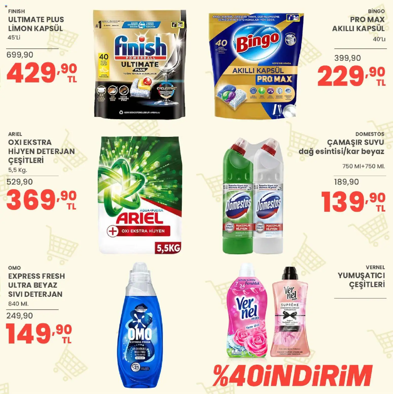 Sarıyer Katalog - 28 Ağustos 2026 tarihinden itibaren geçerlidir | Sayfa: 31 | Ürünler: Gül, Yumuşatıcı, Deterjan, Limon