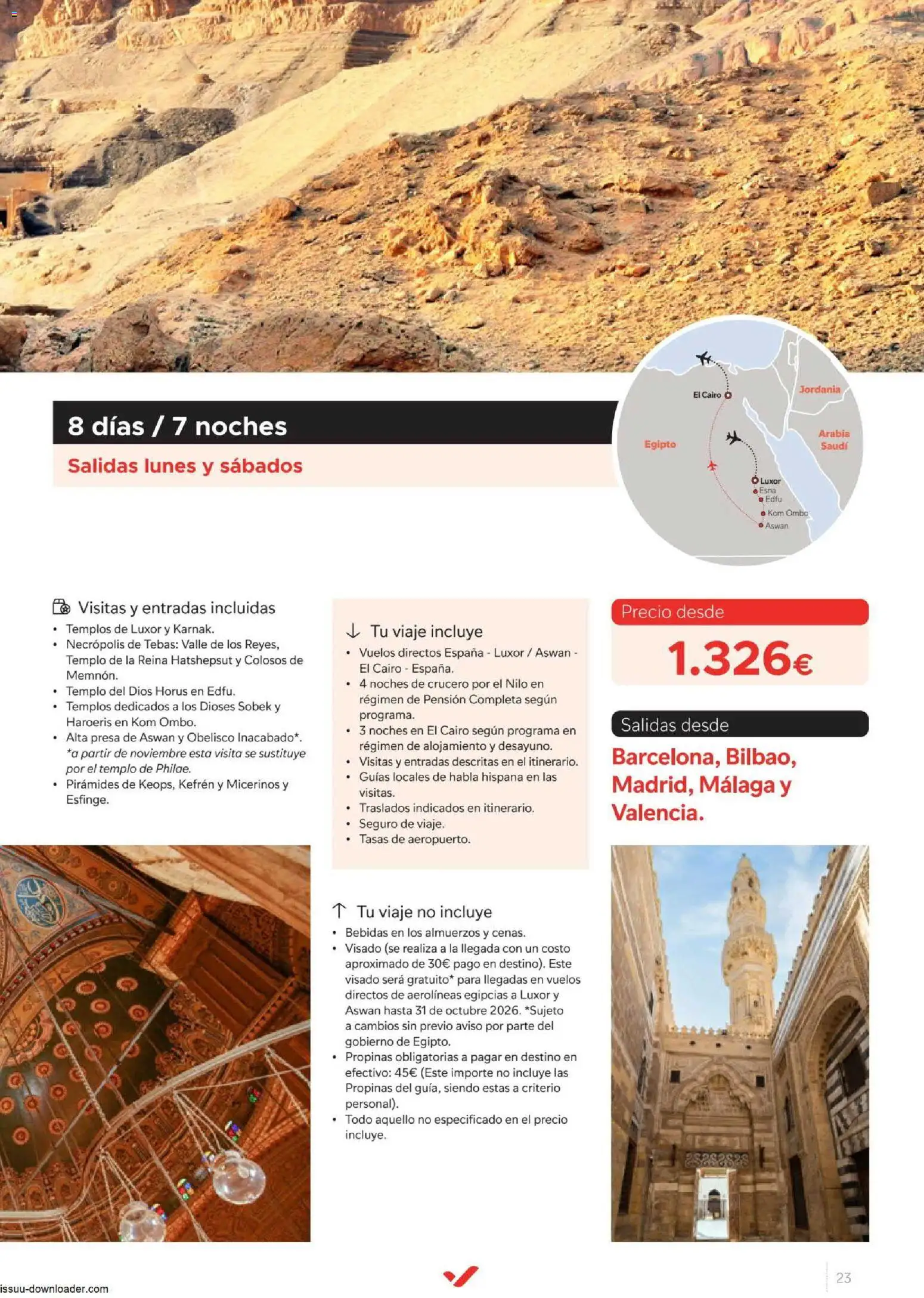 Halcón Viajes Egípto │ válido desde el 06/07/2026 | Página: 23