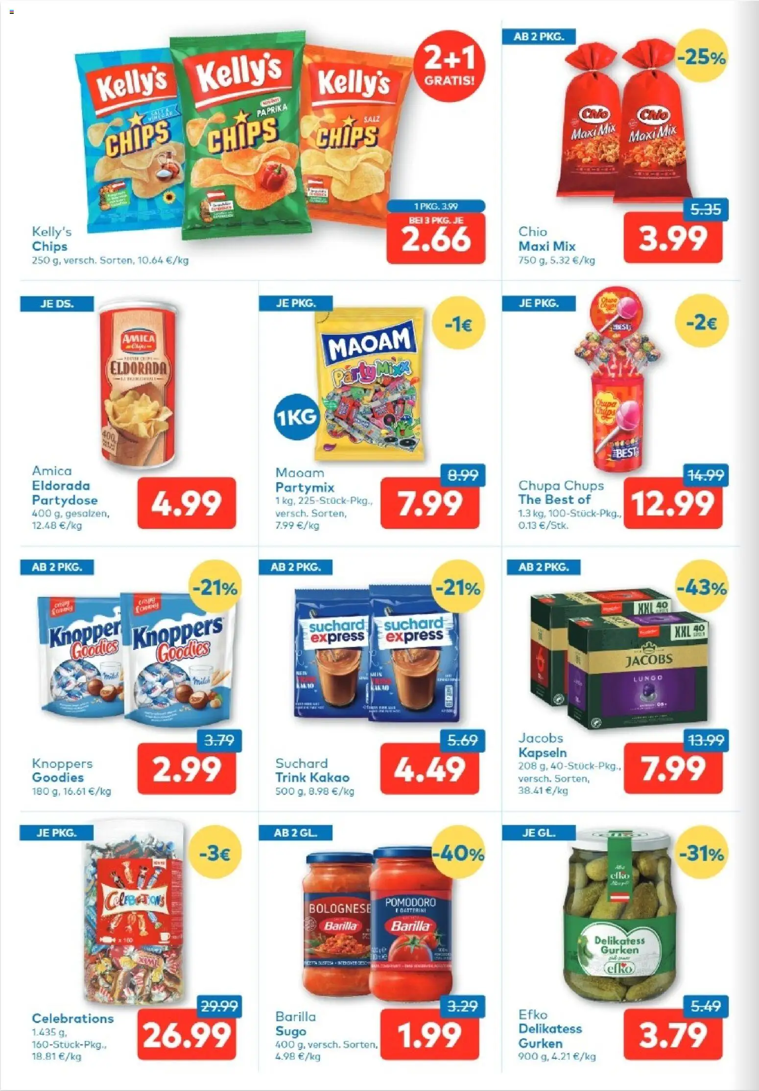 T&G Flugblatt gültig ab 18.06.2026 | Seite: 4 | Produkte: Chips, Gurken, Salz