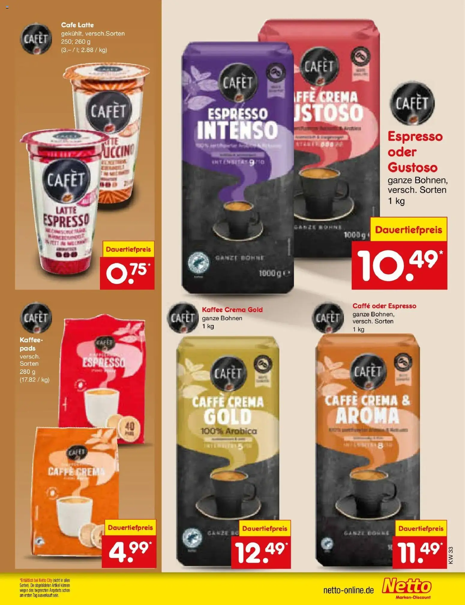 Netto Marken-Discount Prospekt Buttenwiesen – gültig ab 10.08.2026 | Seite: 23 | Produkte: Kaffee