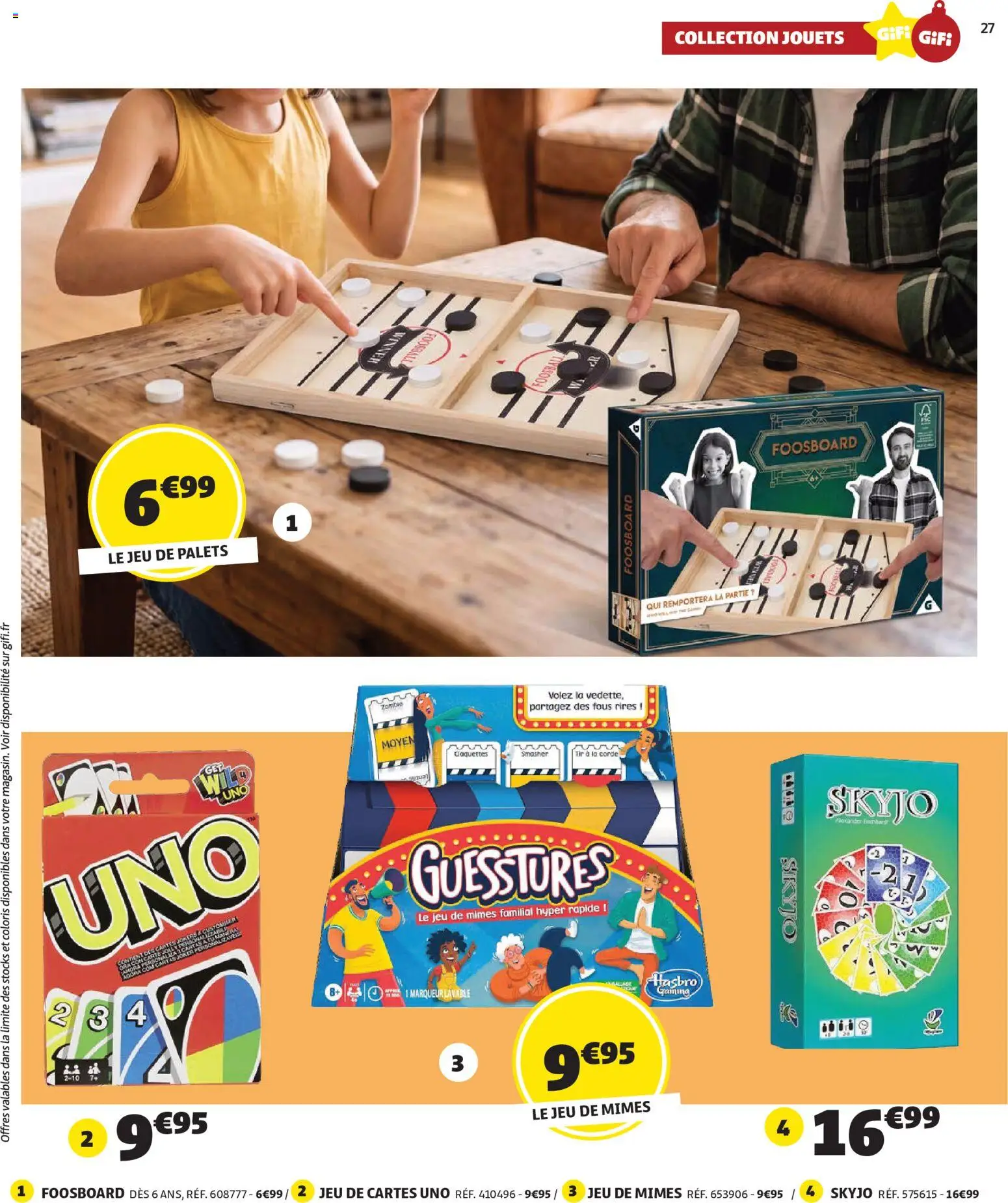 {H1} | Page: 27 | Produits: Croquettes, Jouets, Skyjo