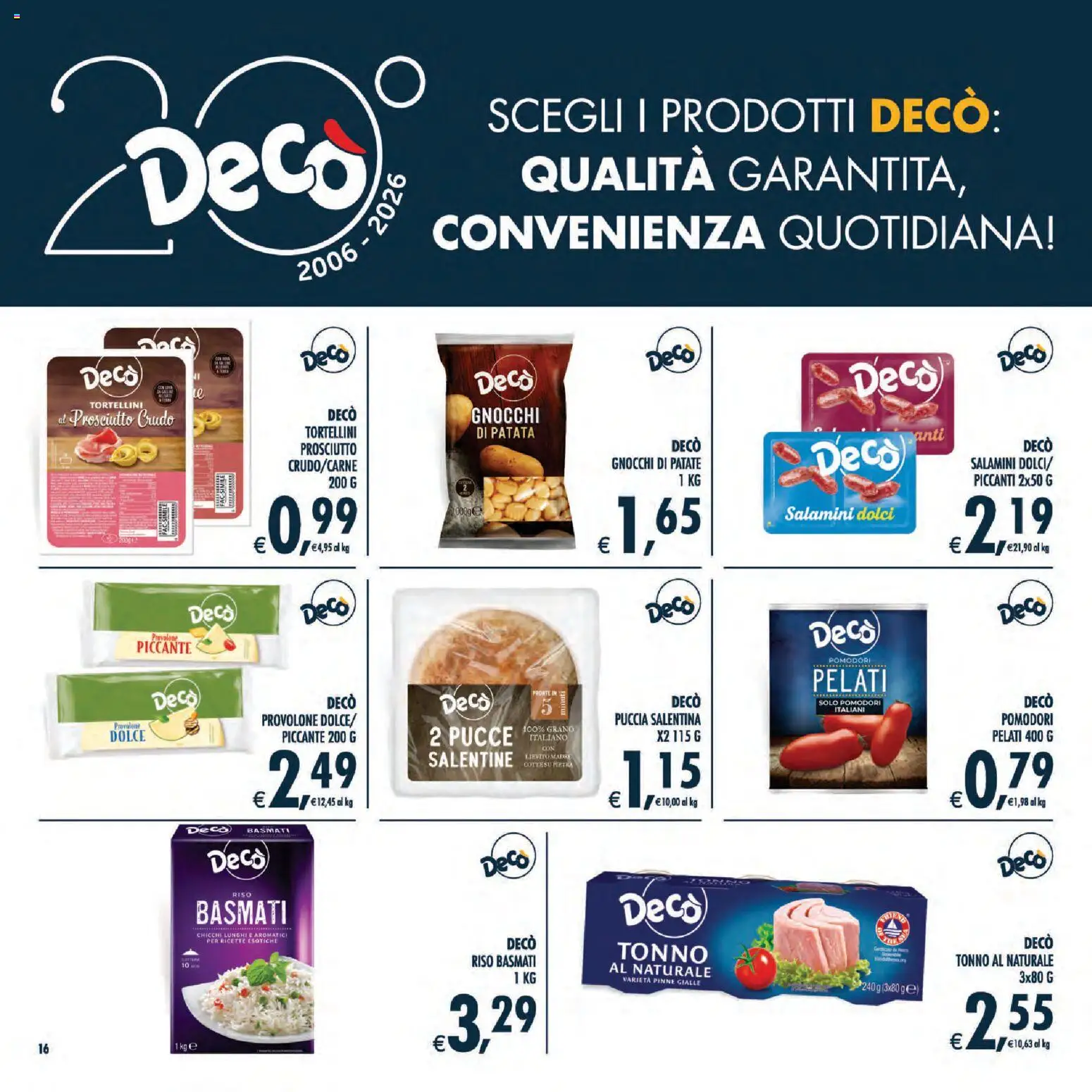 Volantino Decò del 01/09/2026 | Pagina: 18