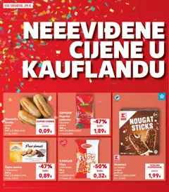 Čajno pecivo s čokoladom, 230 g - Pregled kataloga iz trgovine Kaufland, vrijedi od 29.04.2026 | Stranica: 2 | Proizvodi: Flips, Paprika, Sladoled, Pecivo