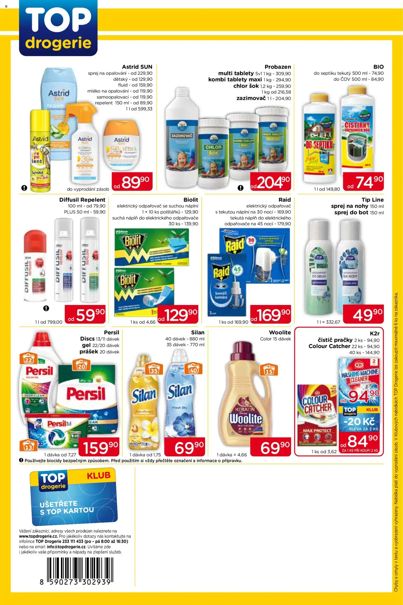Top drogerie leták od 06.08.2026 | Strana: 4 | Produkty: Pračky, Woolite, Drogerie, Persil