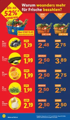 Bio Zucchini, Bio Zucchini Pro 500 g ab 20.08.2026 gültig | Seite: 10 | Produkte: Zucchini, Rucola, Orangen, Zwiebeln