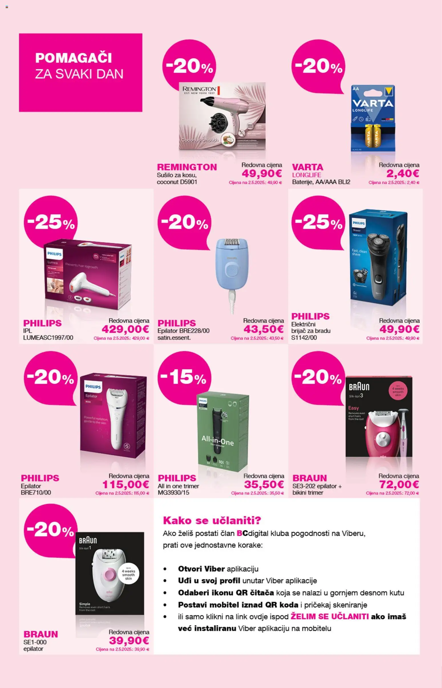 Bipa katalog | vrijedi od 01.05.2026 | Stranica: 11 | Proizvodi: Epilator, Brijač, Trimer