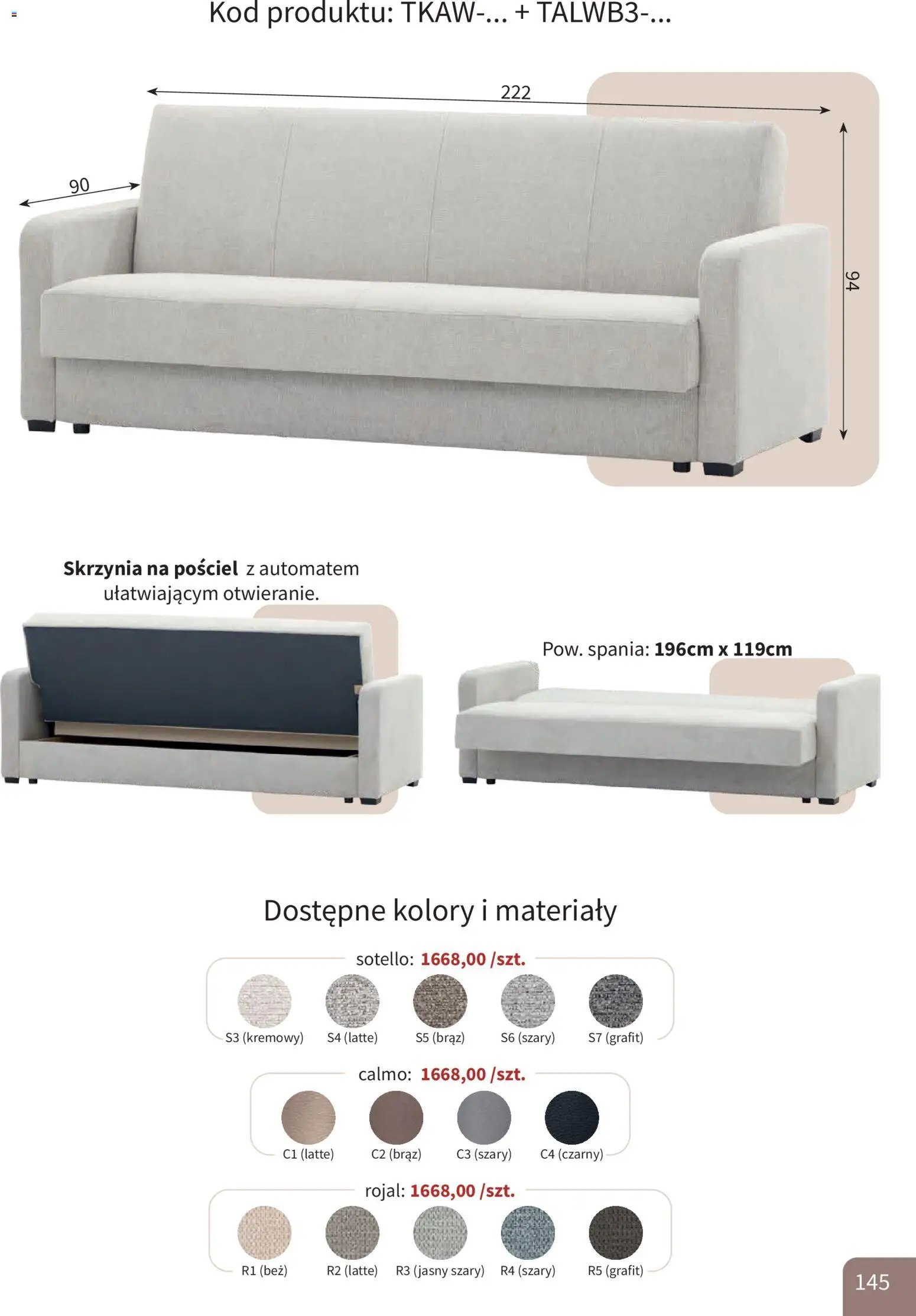 Bodzio Katalog od 01.10.2026 | Strona: 145 | Produkty: Pościel