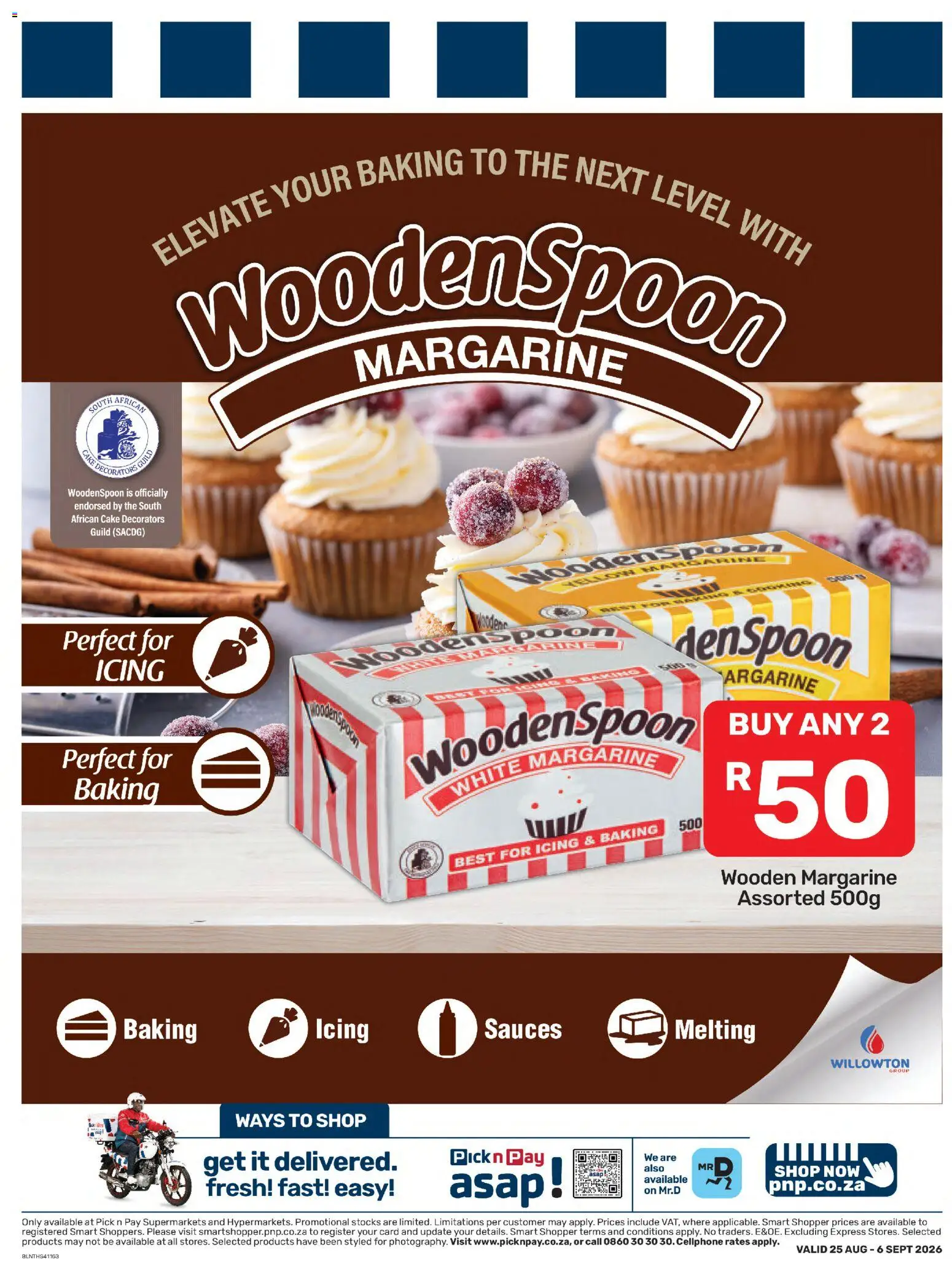 New Pick n Pay catalogue – valid from 25/08/2026 | Page: 13 | Products: Cake, Margarine, Sauces