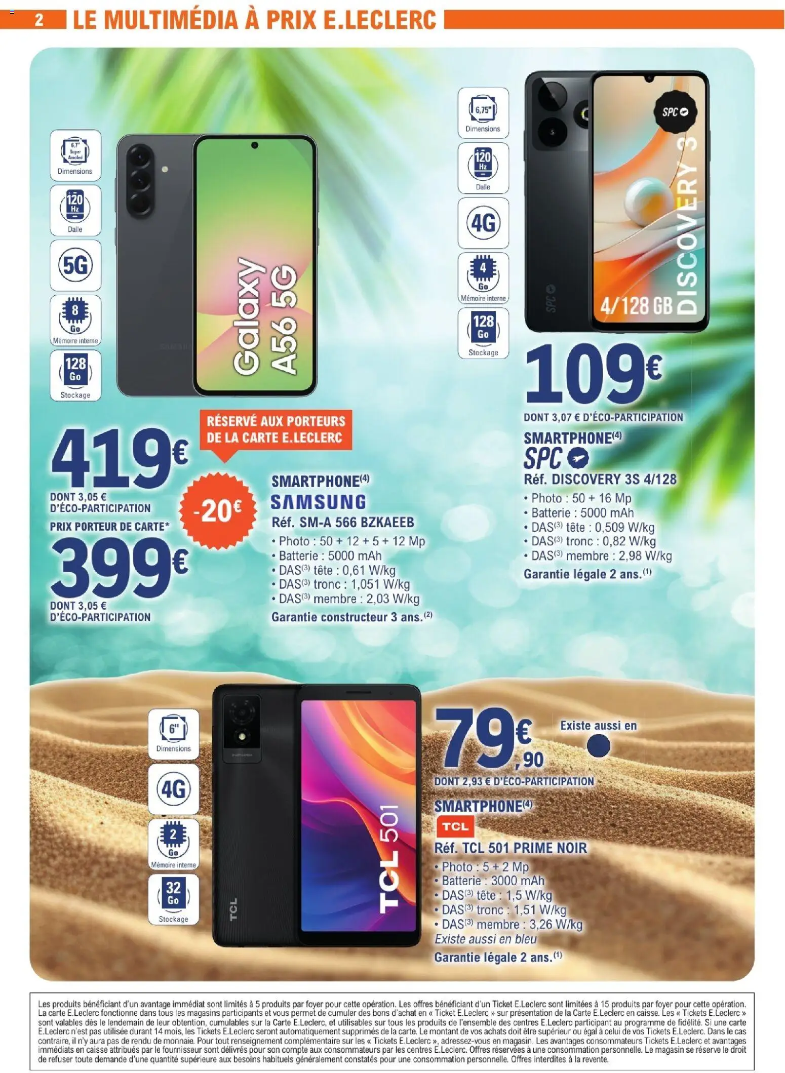 {H1} | Page: 2 | Produits: Smartphone, Batterie