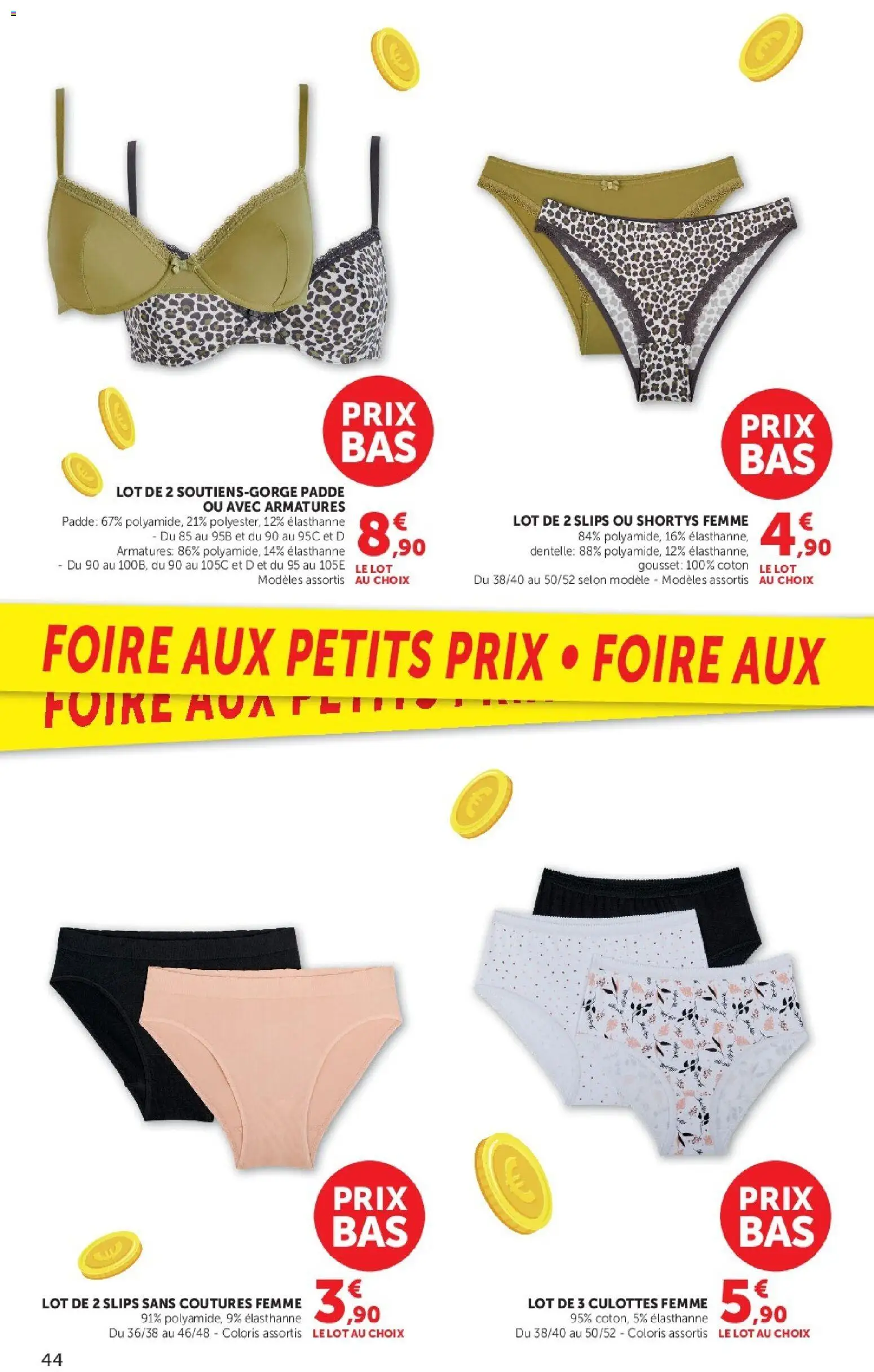 {H1} | Page: 44 | Produits: Coton, Slips
