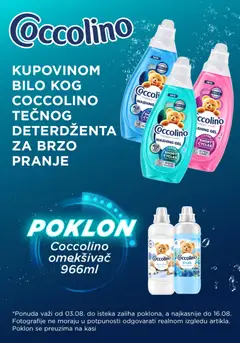 Univerexport katalog Coccolino omekšivač na poklon - pregled Univerexport kataloga - važi od 03.08.2026