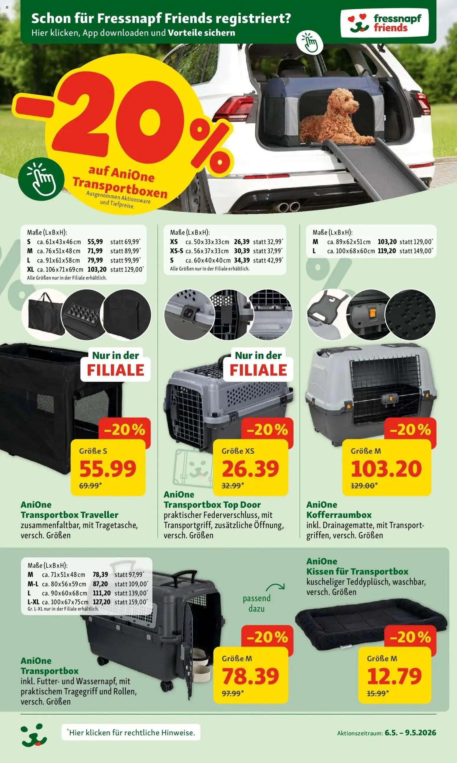 Fressnapf Flugblatt gültig ab 06.05.2026 | Seite: 2 | Produkte: Kissen