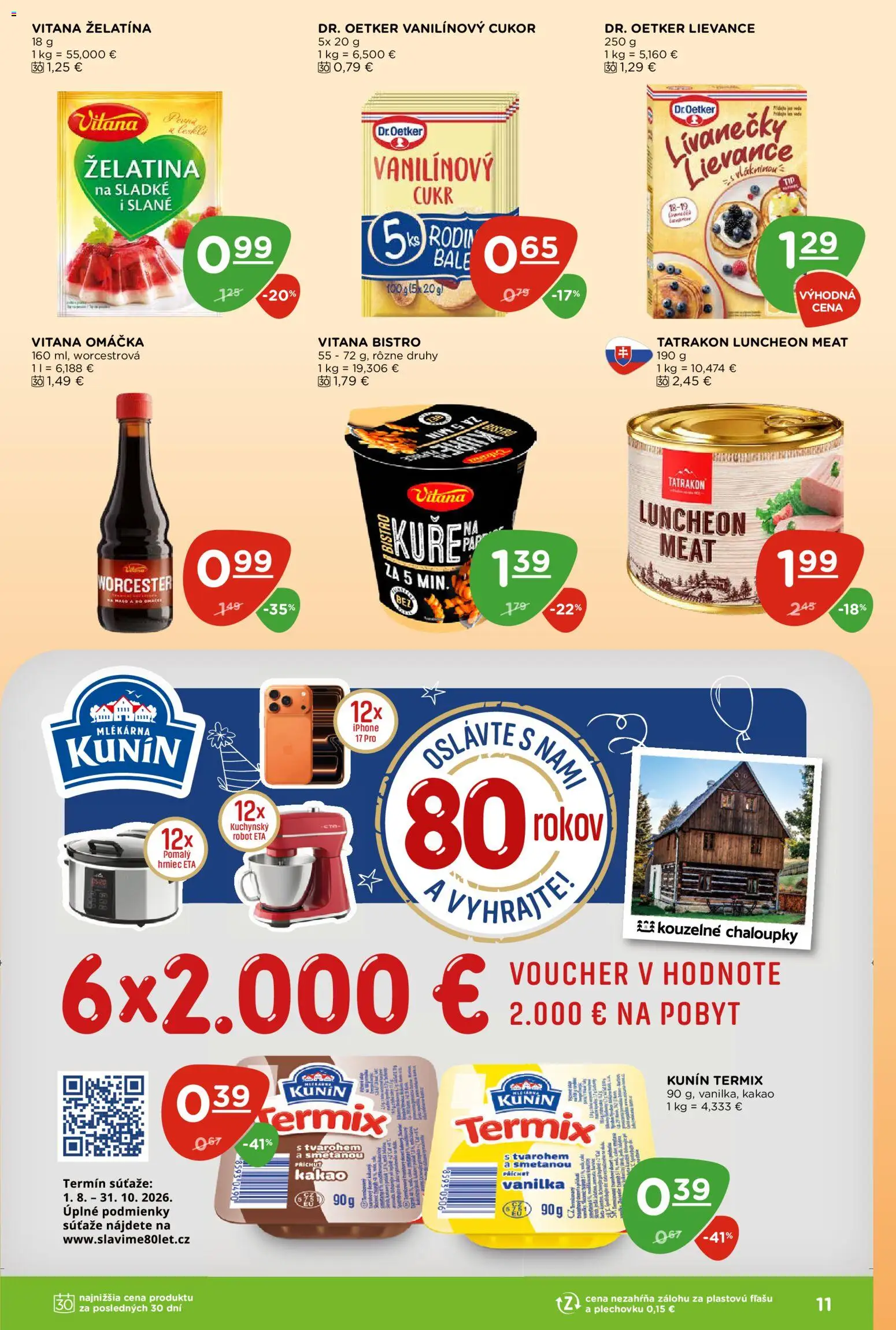 Nové Terno akcie – leták je platný od 03.09.2026 | Strana: 11 | Produkty: Robot, Iphone, Vanilka, Kakao