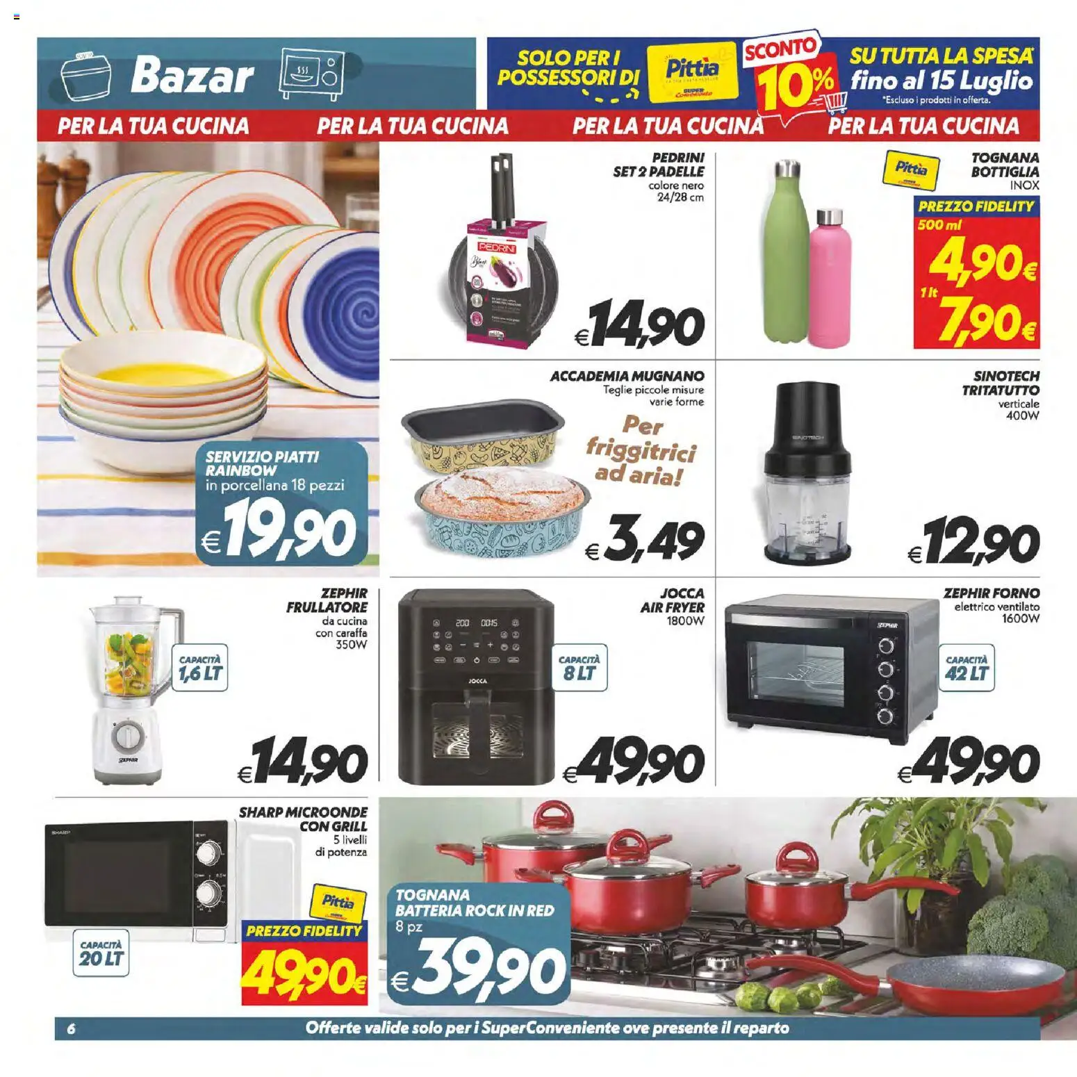 Volantino SuperConveniente del 02/07/2026 | Pagina: 47 | Prodotti: Frullatore, Tritatutto, Forno, Batteria