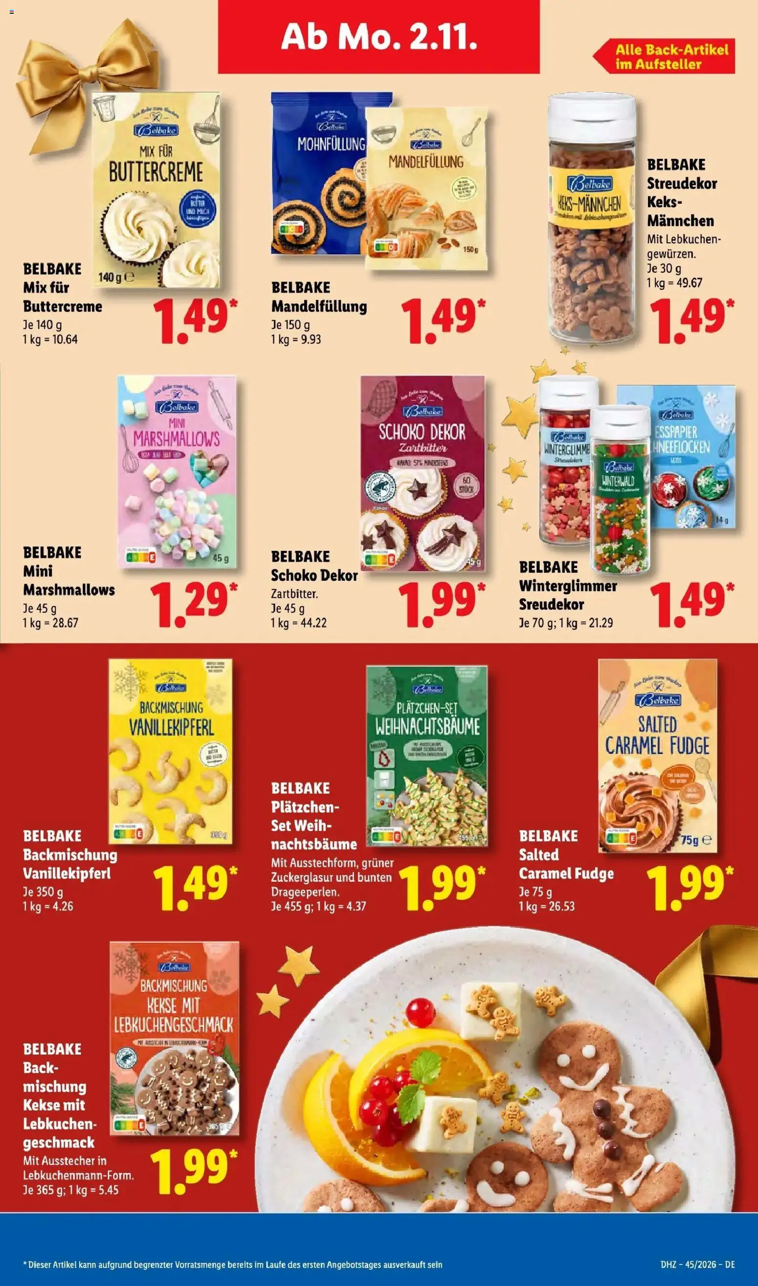 Lidl Prospekt Weikersheim (ab 02.11.2026) zum Blättern » Angebote | Seite: 29 | Produkte: Milch, Kekse
