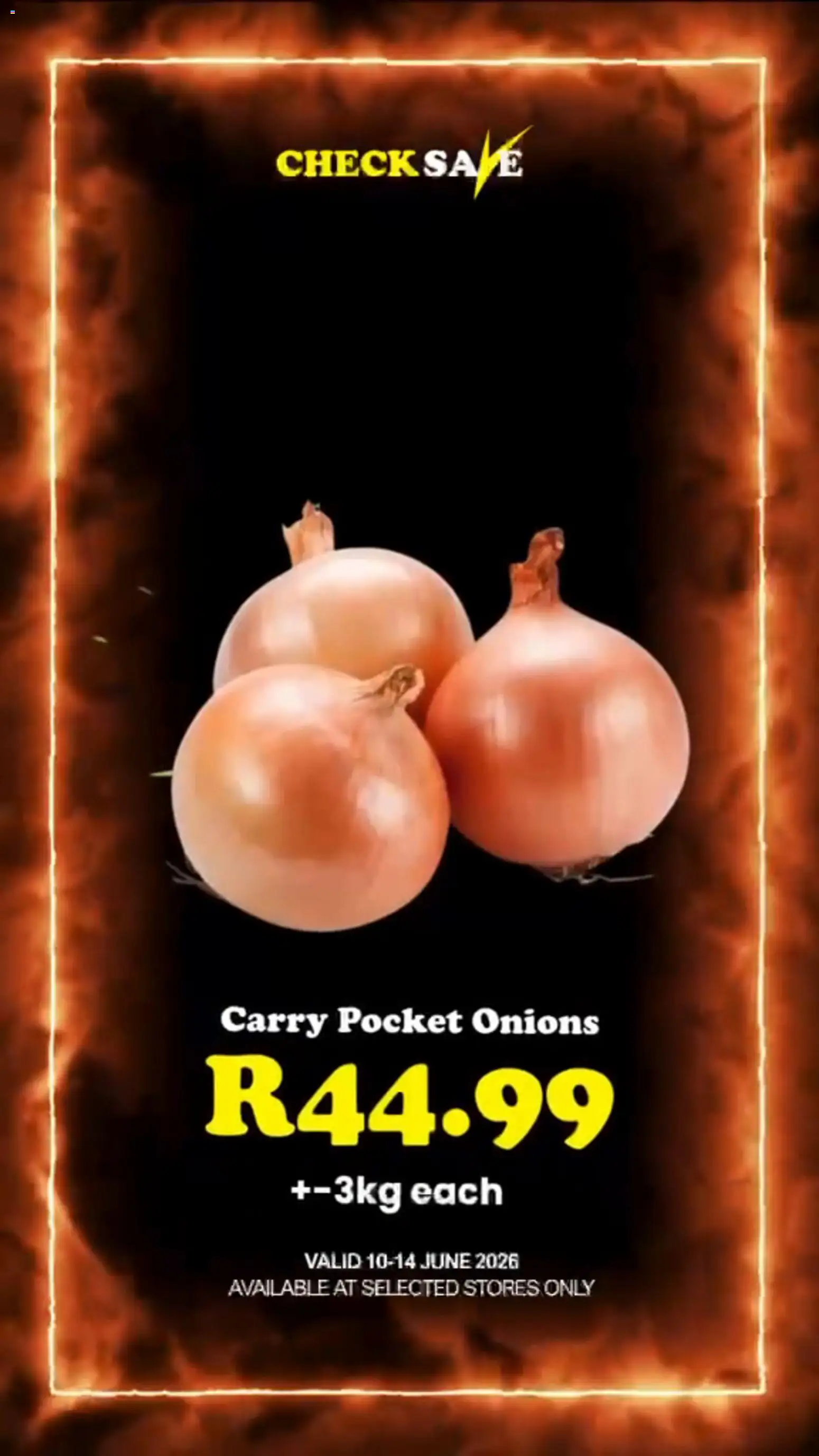 New Check Save catalogue – valid from 10.06.2026 | Page: 8 | Products: Onions