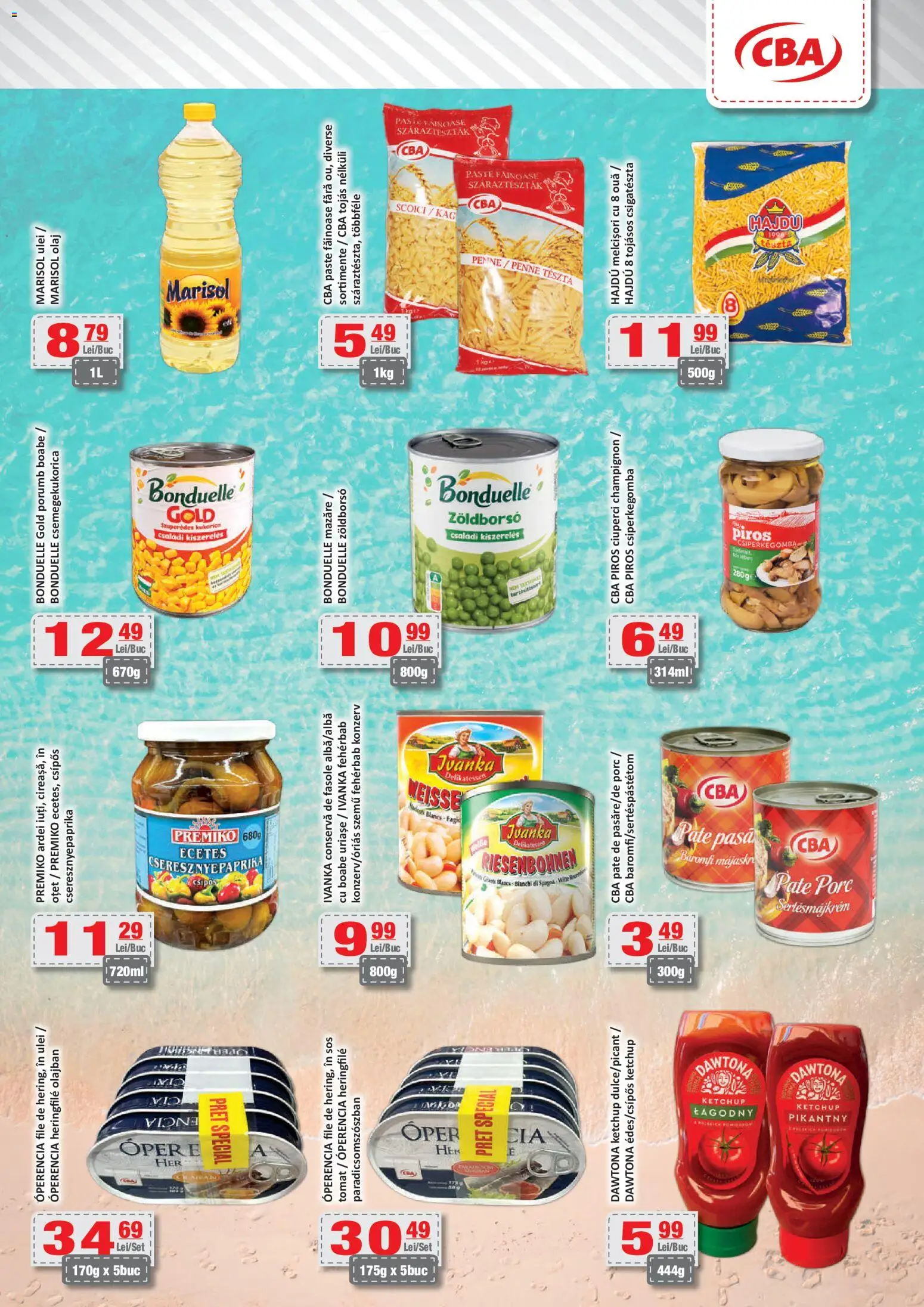 Noul catalog CBA – valabil de la 10.07.2026 | Pagină: 5 | Produse: Ouă, Ulei, Oțet, Ketchup