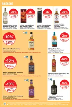 Monoprix - Prévisualisation de Monoprix catalogue valide à partir de 20/10/2026 | Page: 22 | Produits: Whisky, Jack Daniel's, Bourbon, Jim Beam