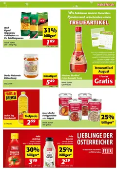 Nah und Frisch Flugblatt ab 29.07.2026 gültig | Seite: 5 | Produkte: Ketchup, Wein, Äpfel, Tomaten