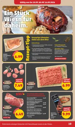 Penny Markt Flugblatt ab 10.09.2026 gültig | Seite: 10 | Produkte: Wasser, Knoblauch, Ofen, Bier
