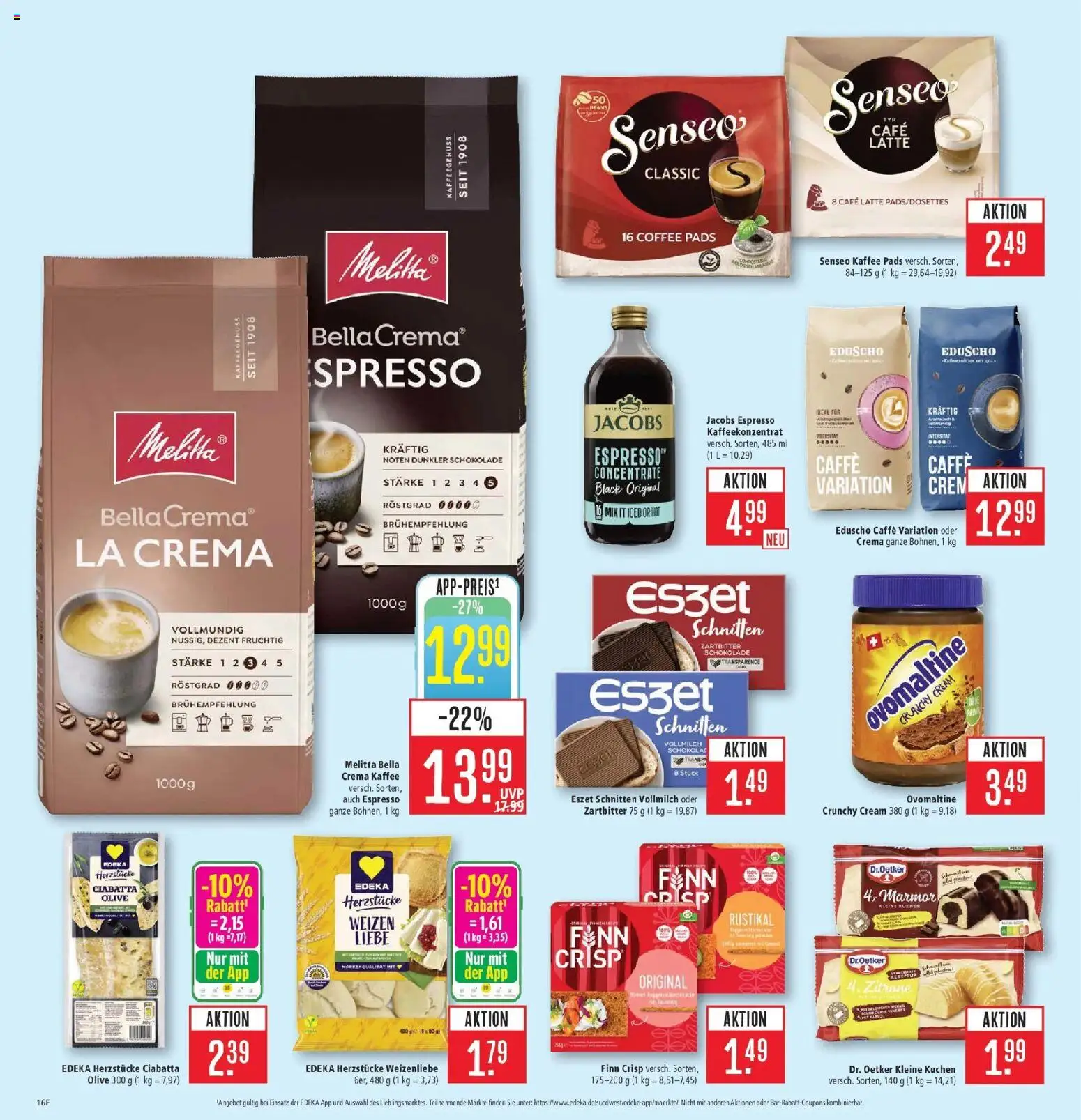 Marktkauf Prospekt Heidenheim – gültig ab 27.07.2026 | Seite: 22 | Produkte: Ovomaltine, Kaffee, Kuchen, Eduscho