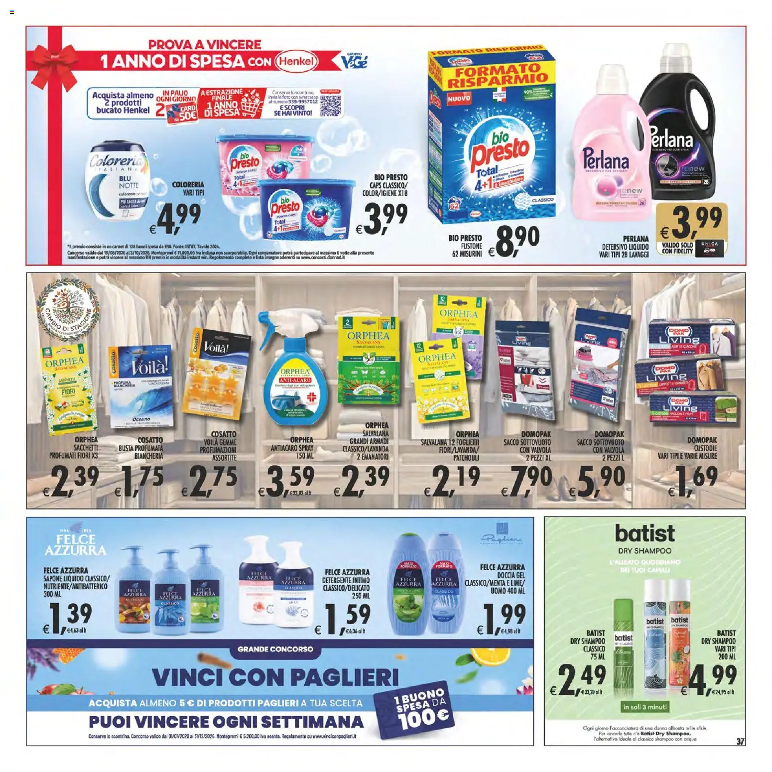 Volantino Decò del 22/09/2026 | Pagina: 37 | Prodotti: Shampoo, Sapone, Detergente, Fiori