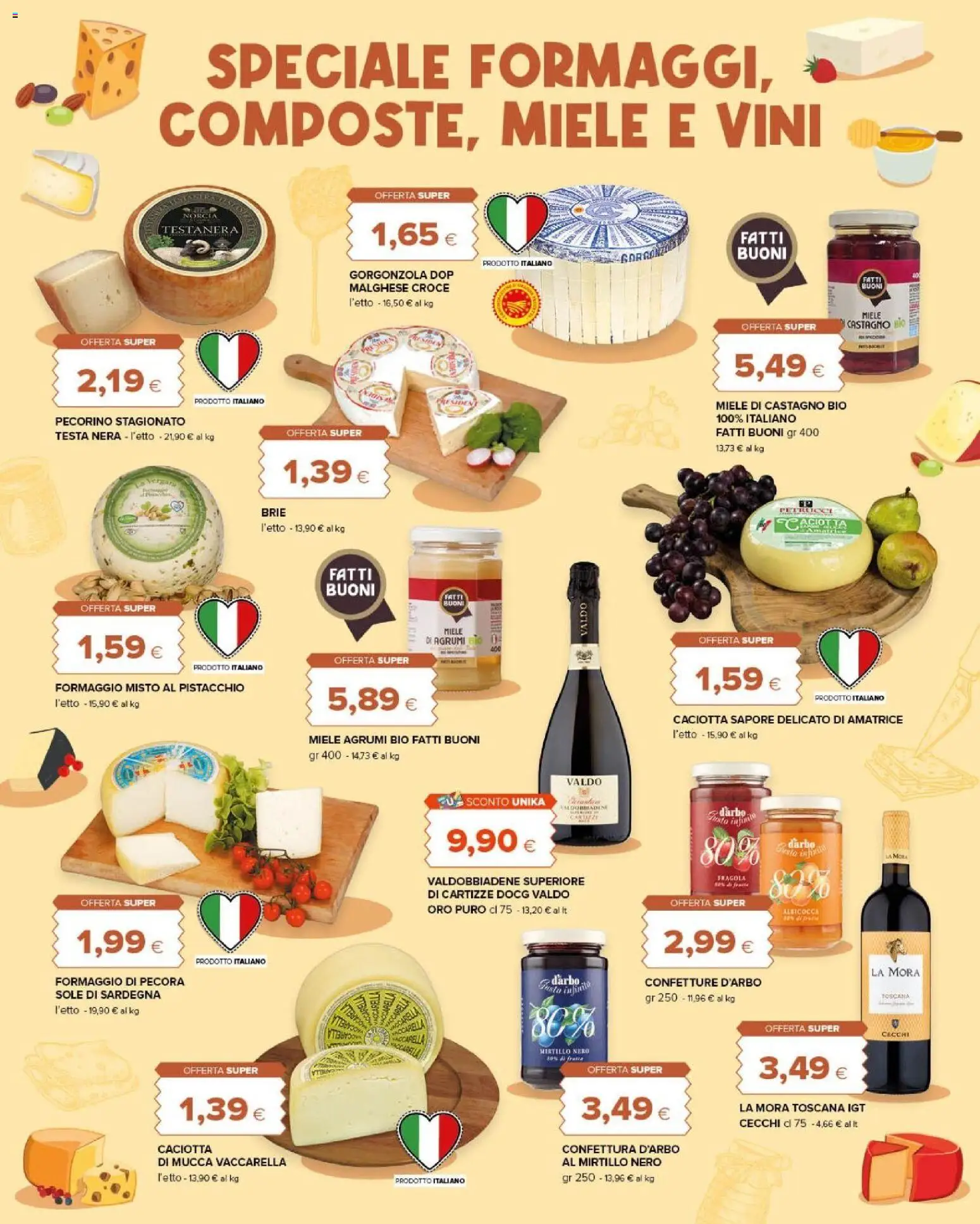 Volantino Tigre del 13/10/2026 | Pagina: 3 | Prodotti: Pistacchio, Agrumi, Formaggio di pecora, Gorgonzola