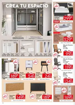 Vista previa Conforama Practica Sofing válido desde el 26.05.2026 | Página: 12 | Productos: Zapatero, Cama, Silla, Aparador