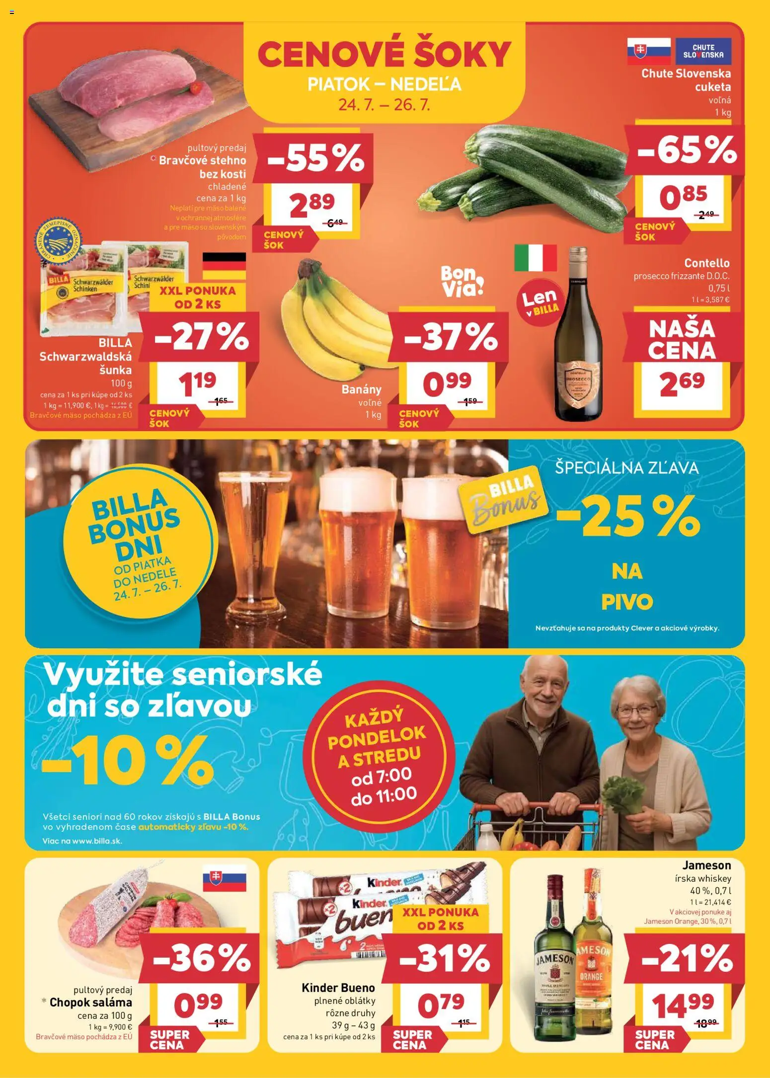 Nové Billa akcie – leták je platný od 22.07.2026 | Strana: 24