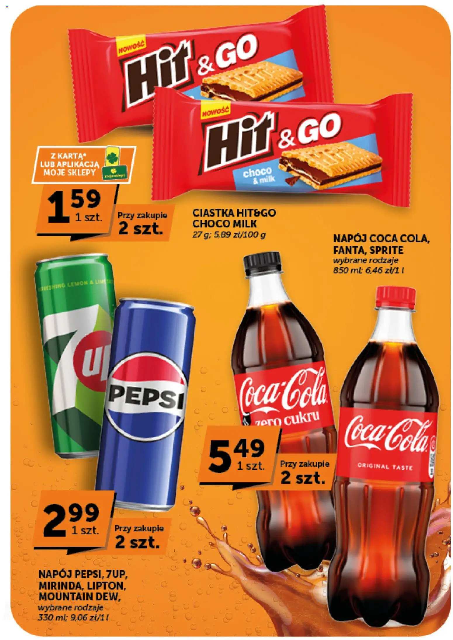 Groszek gazetka - Market od 20.08.2026 | Strona: 11 | Produkty: Karta, Pepsi, Sprite, Ciastka