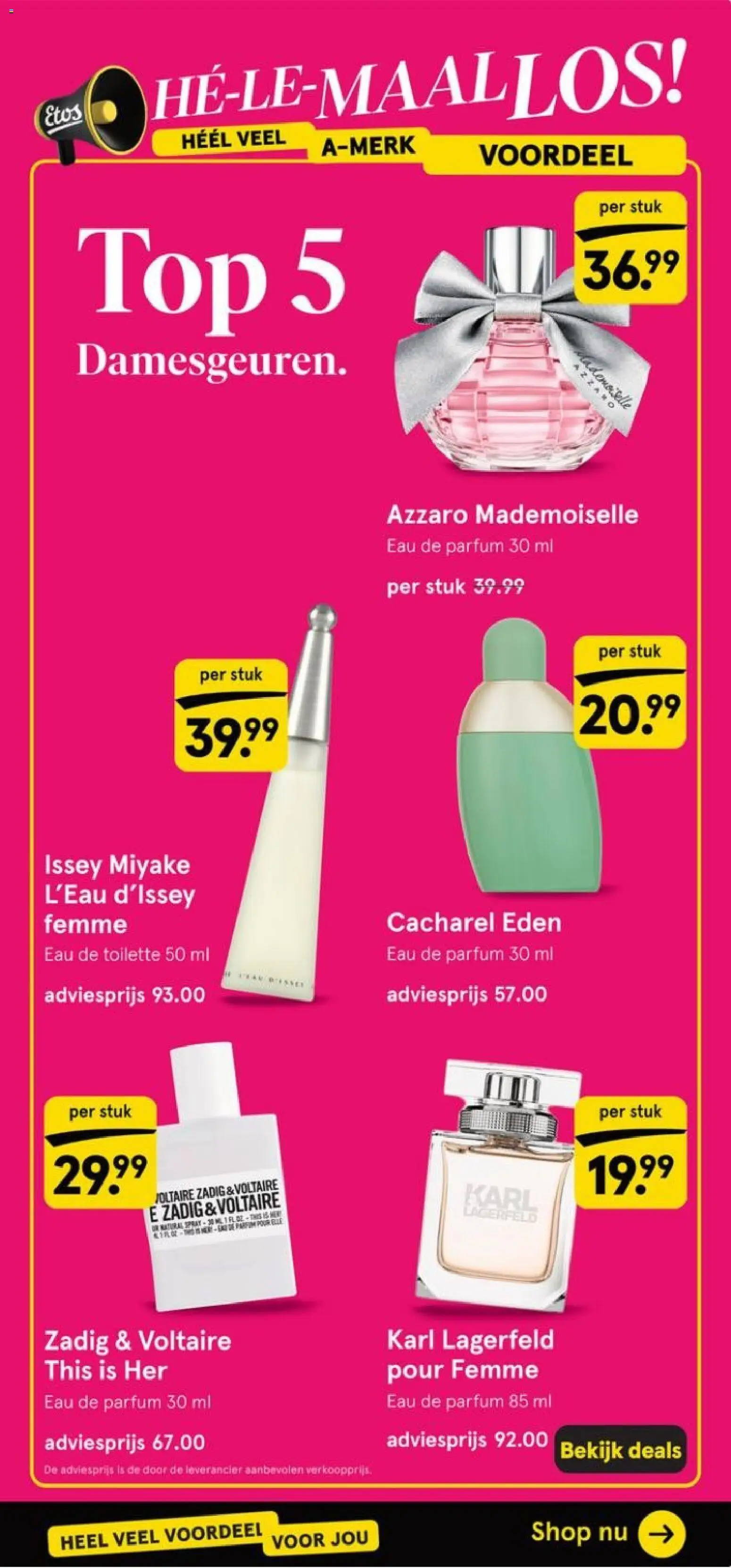 {H1} | Pagina: 27 | Producten: Parfum, Eau de toilette