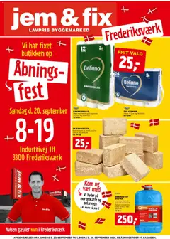Jem & fix - Åbningsavis - Frederiksværk gyldig fra 20/09/2026