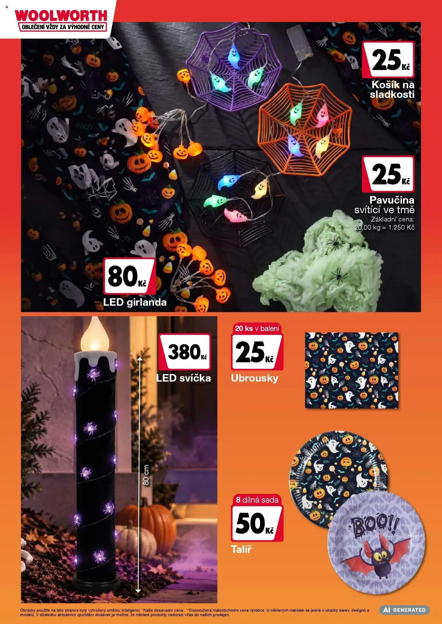 Woolworth leták - Trebic od 02.10.2026 | Strana: 17 | Produkty: Ubrousky, Talíř, Svíčka, LED