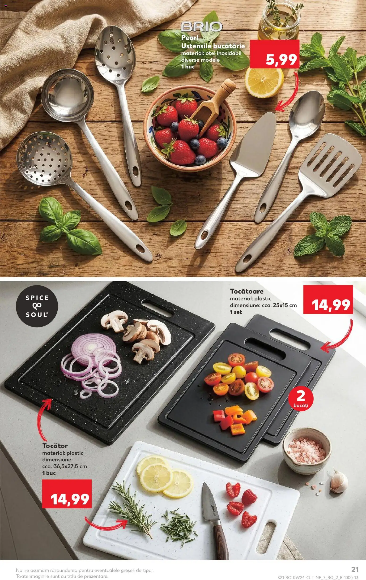 Noul catalog Kaufland – valabil de la 10.06.2026 | Pagină: 21 | Produse: Bucătărie, Su sebili, Tocător