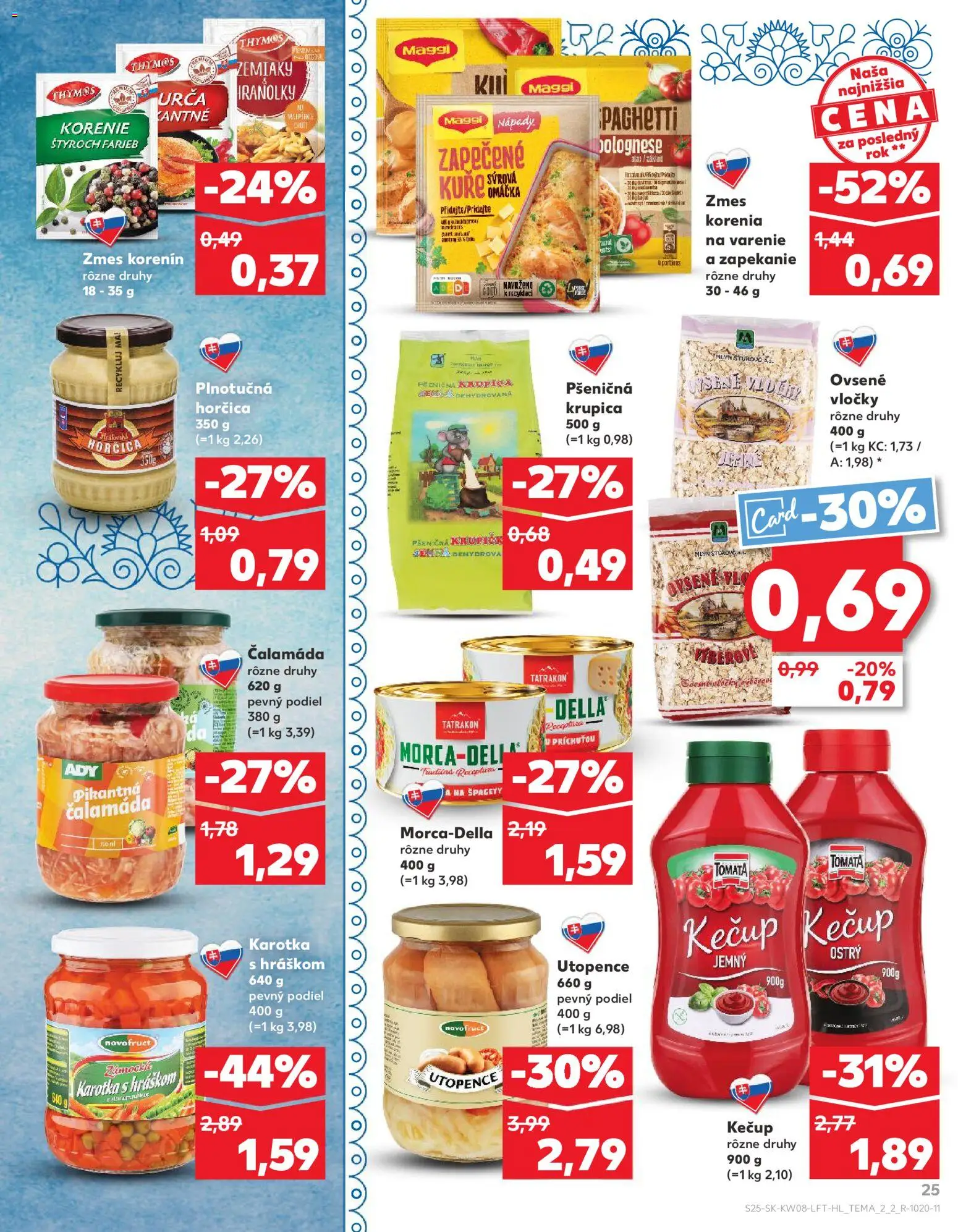 Kaufland SK akciós ujság - amely érvényes a következő dátumtól: 2026.02.19. | Oldal: 25 | Termékek: Maggi