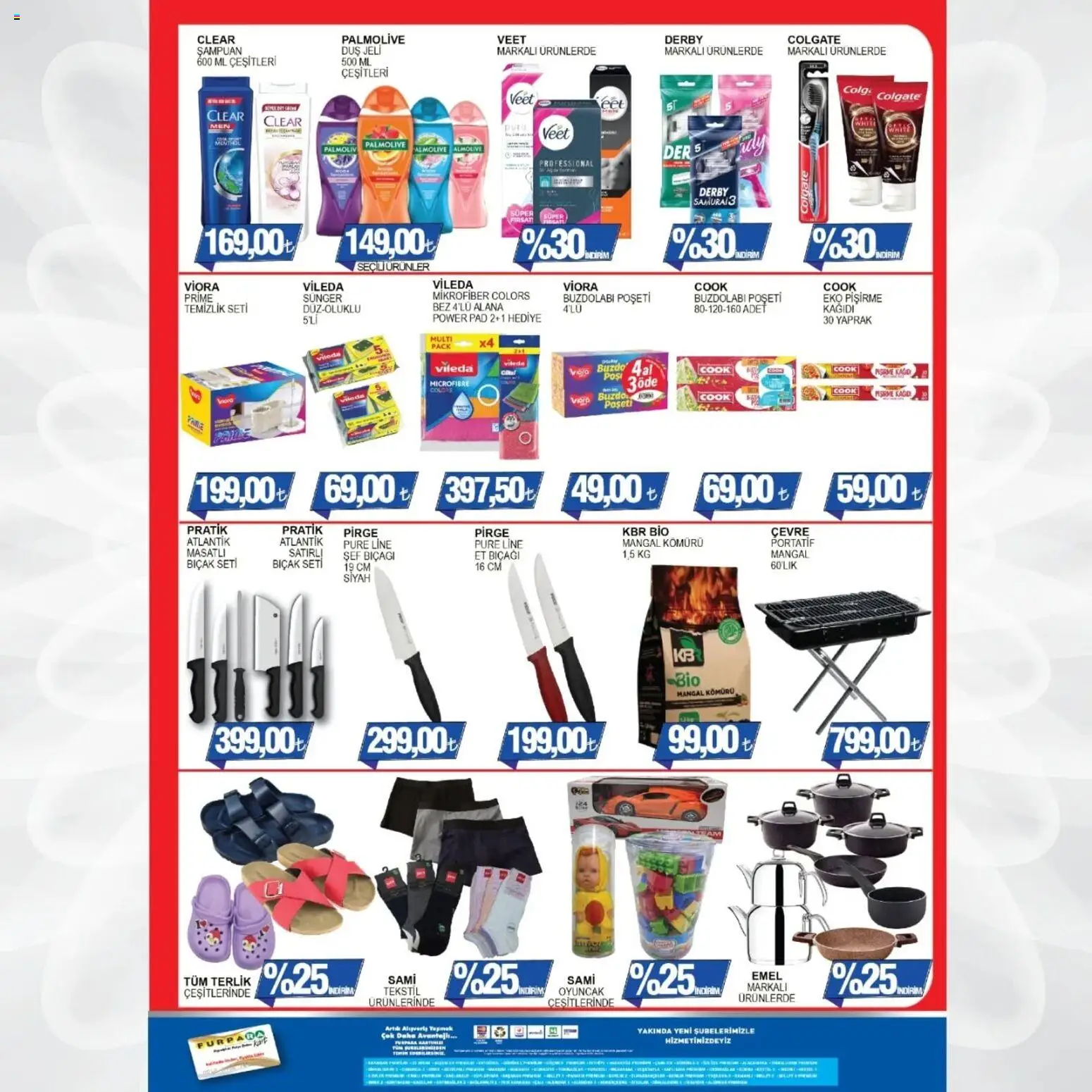 Furpa Katalog - 22.05.2026 tarihinden itibaren geçerlidir | Sayfa: 10 | Ürünler: Şampuan, Duş jeli, Terlik, Buzdolabı