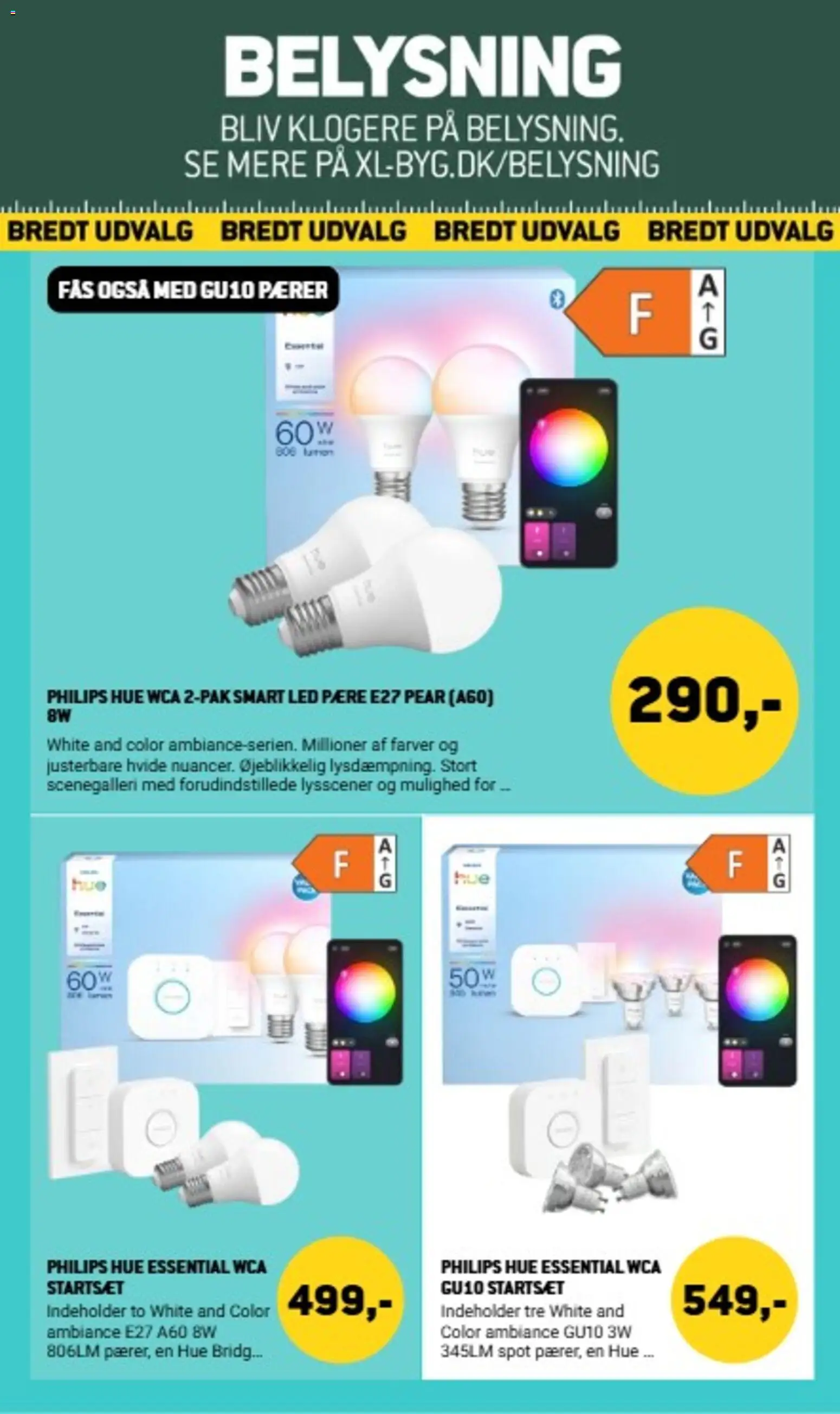 XL-BYG tilbudsavis – gyldig fra 28/09/2026 | Side: 11 | Produkter: Philips Hue, Pærer, Hue