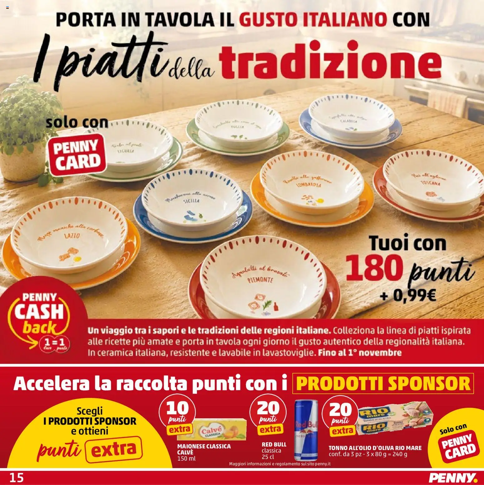 Volantino PENNY del 16/07/2026 | Pagina: 15 | Prodotti: Maionese, Tonno, Red Bull