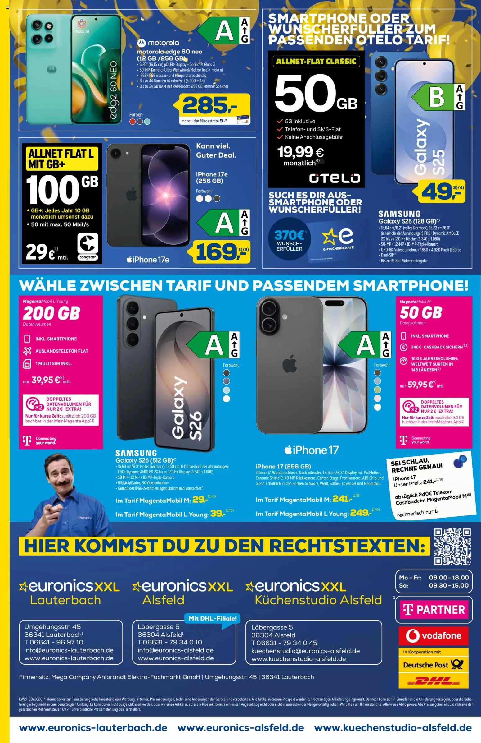 Euronics  Aktueller Prospekt – gültig ab 04.07.2026 | Seite: 12 | Produkte: Samsung, Iphone, Lavendel, Smartphone