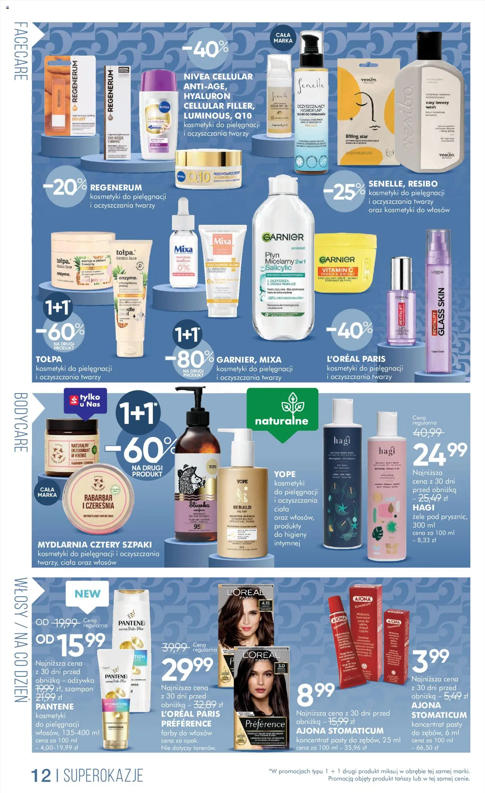 Super-pharm gazetka od 30.05.2026 | Strona: 12 | Produkty: Kosmetyki, Szampon, Odżywka, Dezodorant