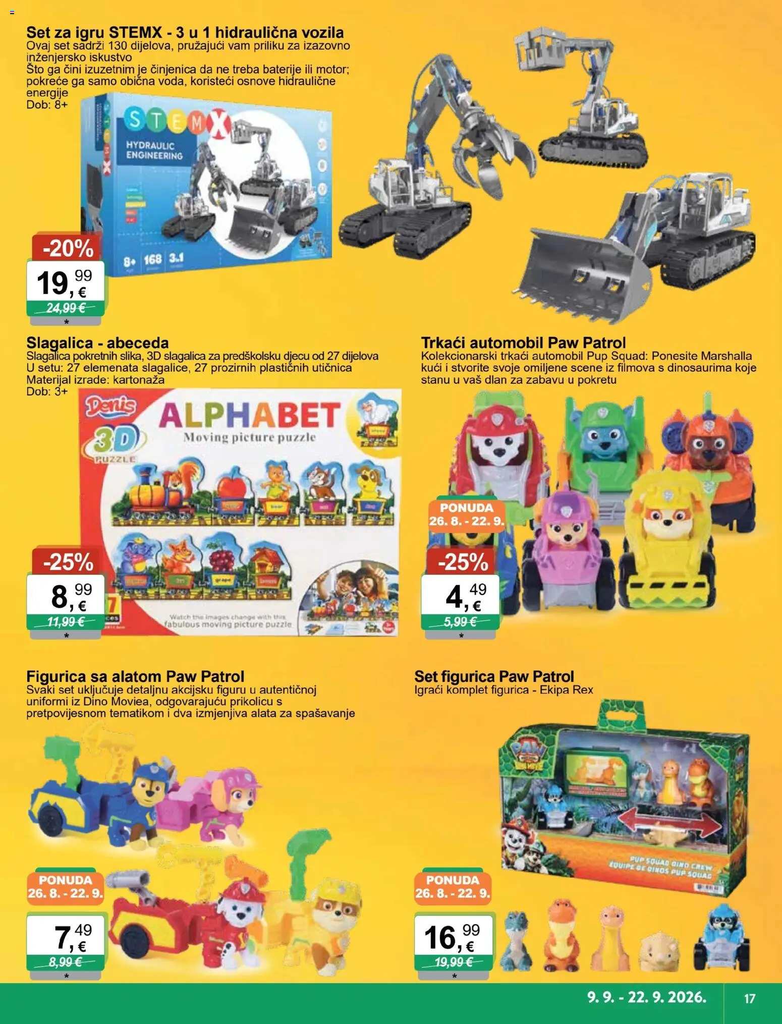 KTC katalog | vrijedi od 09.09.2026 | Stranica: 5 | Proizvodi: Puzzle, Utičnica, Tuš, Baterije