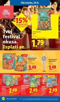 FOOD FESTIVAL Instant limunada, 10 x 17 g - Pregled kataloga iz trgovine Lidl, vrijedi od 23.06.2026 | Stranica: 16