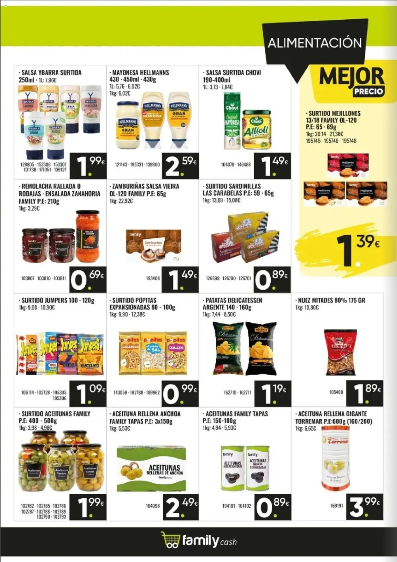 Family Cash folleto │ válido desde el 07/09/2026 | Página: 10 | Productos: Aceitunas, Remolacha, Sardinillas, Dulces